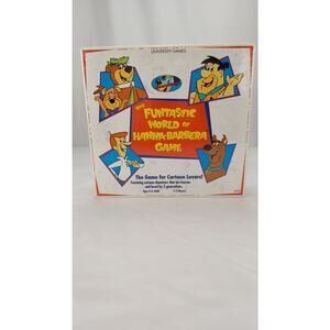 Vintage The Funtastic World of Hanna-Barbera Board Game Cartoons 1993 Rare NEW